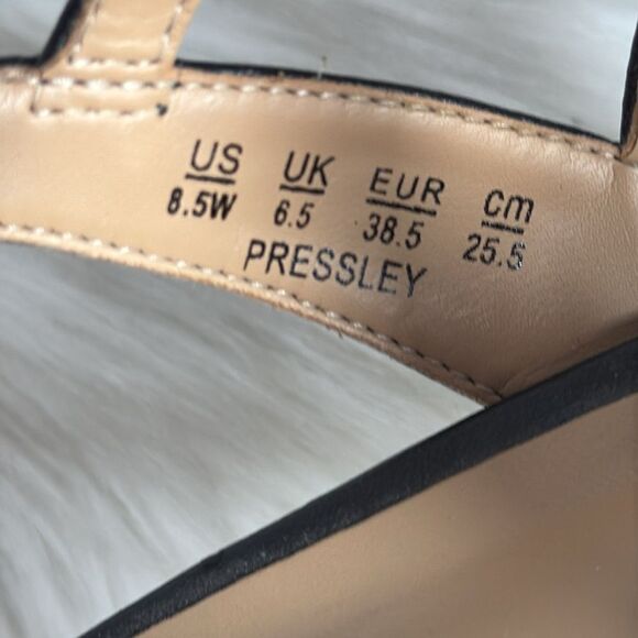 Naturtalizer Pressley Women's Black Leather Strappy Sandals WIDE WIDTH Sz 8.5 - Picture 6 of 8